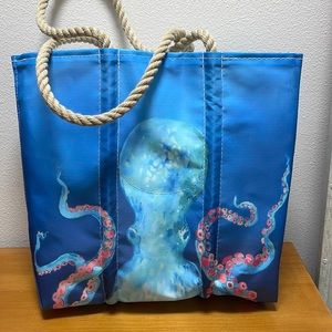 Sea Bags Bright Octopus Beach Tote